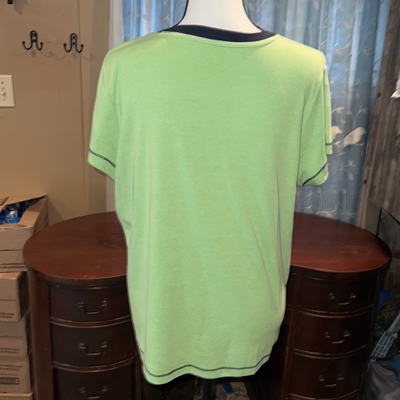 SJB Active lime green and black printed tee size XL! - Picture 5 of 8
